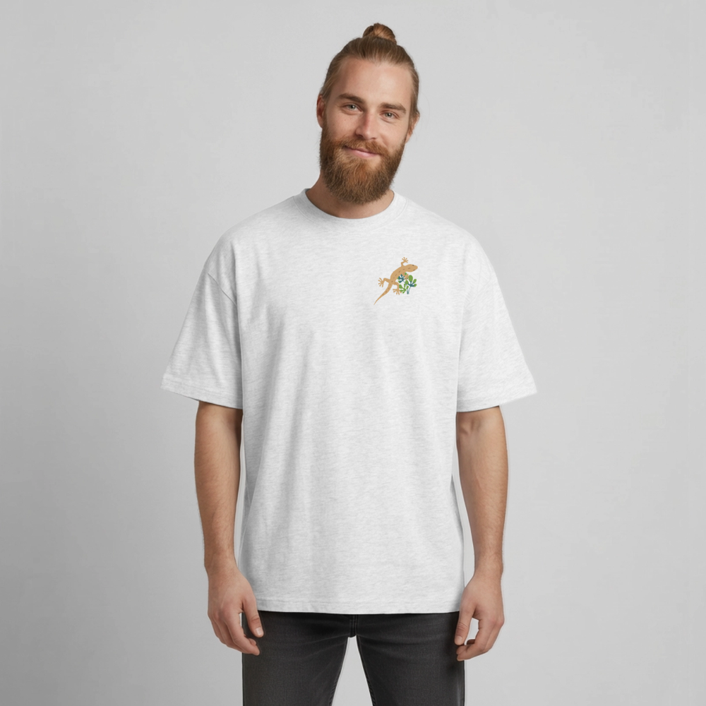 Boxy Heavyweight Unisex Organic T-Shirt - Kühles Grau meliert