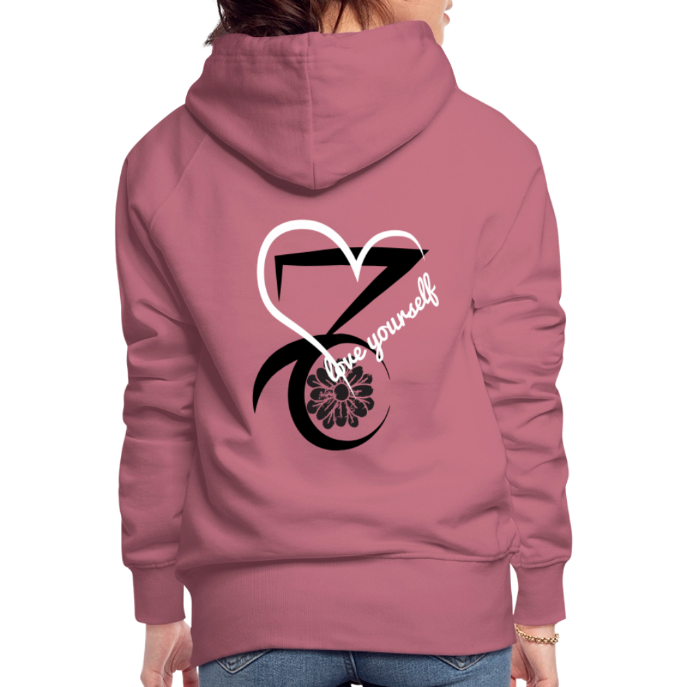 Frauen Premium Hoodie - Malve