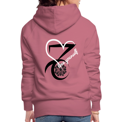 Frauen Premium Hoodie - Malve