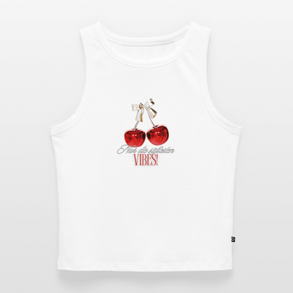 Cropped Frauen Organic Tank Top - Weiß