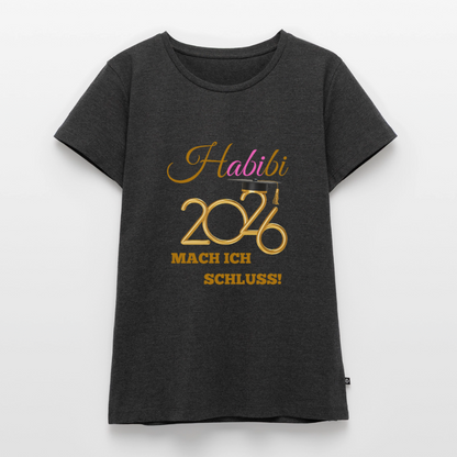 Frauen Premium T-Shirt - Anthrazit meliert