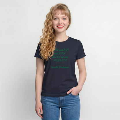 Frauen Supima Cotton T-Shirt - Navy