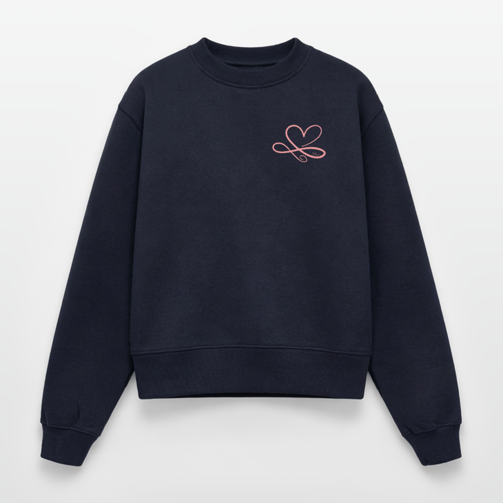 Relaxed Frauen Organic Sweatshirt - Navy
