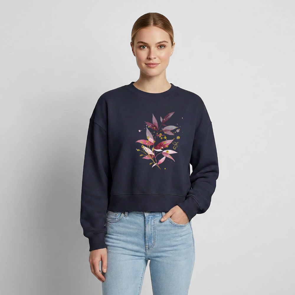 Relaxed Frauen Organic Sweatshirt - Navy