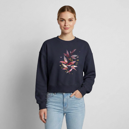 Relaxed Frauen Organic Sweatshirt - Navy