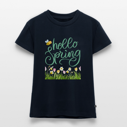 SLIM FIT Frauen Organic T-Shirt - Navy