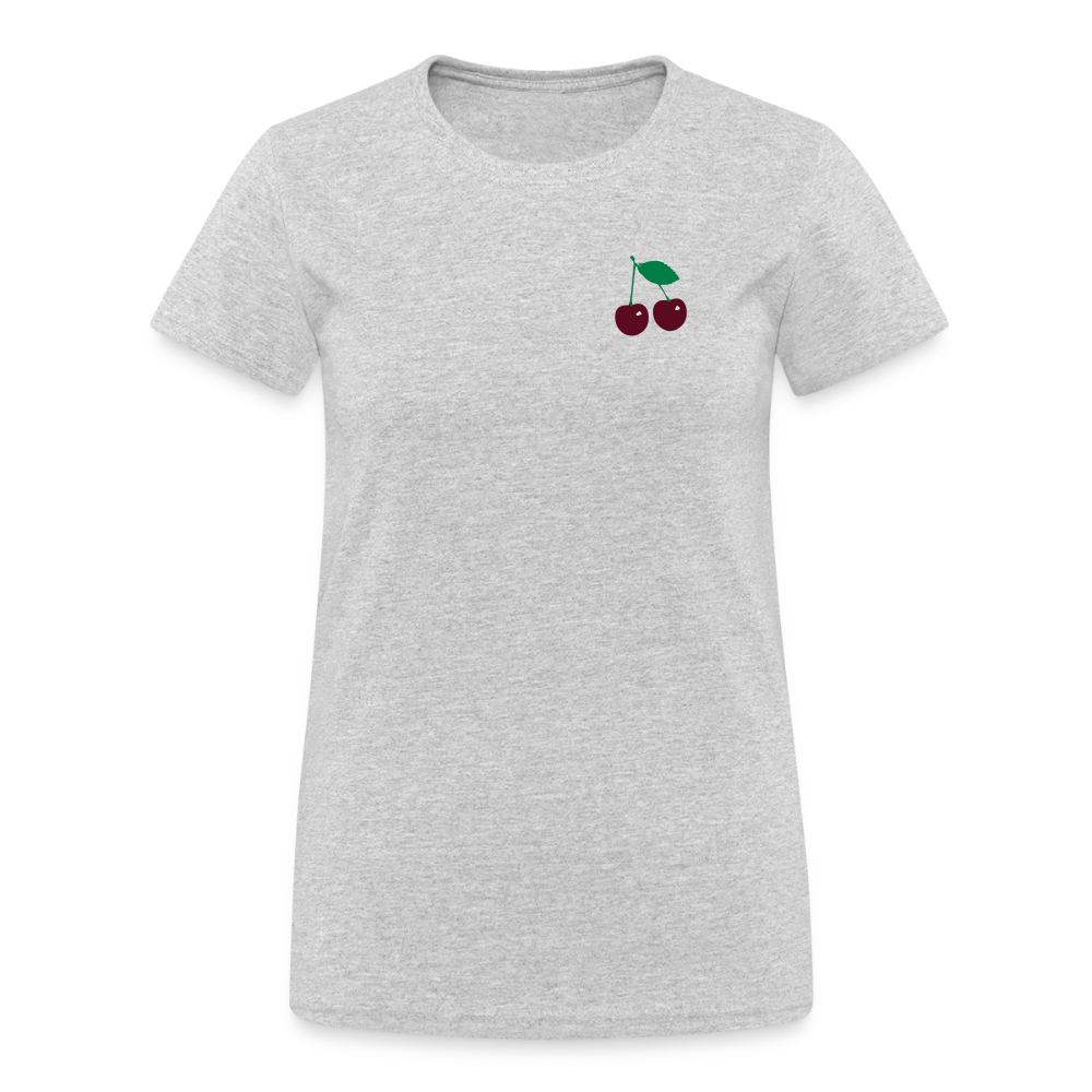 Frauen Gildan Heavy T-Shirt - Grau meliert