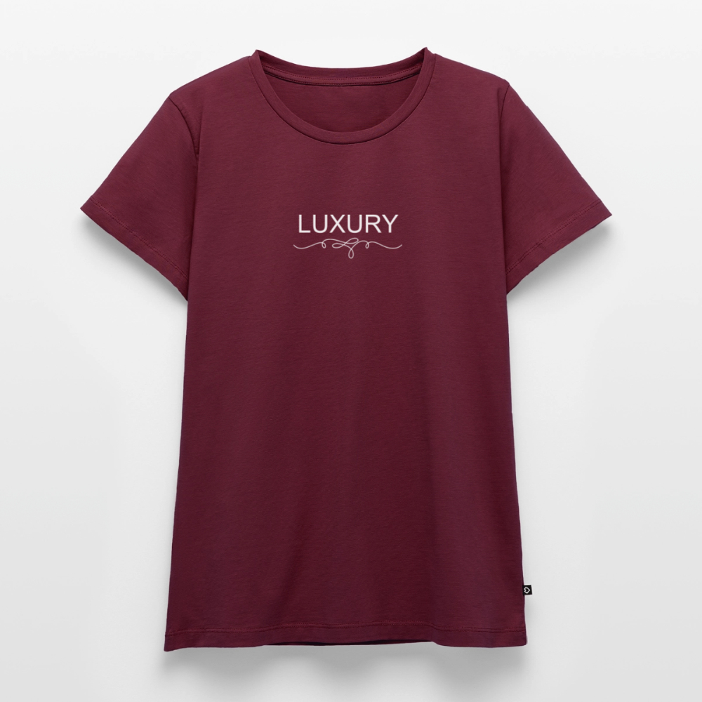 Frauen Premium T-Shirt - Burgunderrot