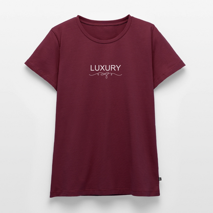 Frauen Premium T-Shirt - Burgunderrot