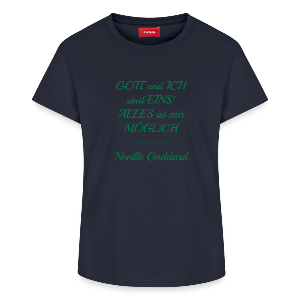 Frauen Supima Cotton T-Shirt - Navy