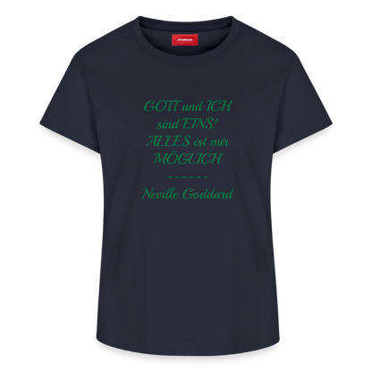Frauen Supima Cotton T-Shirt - Navy
