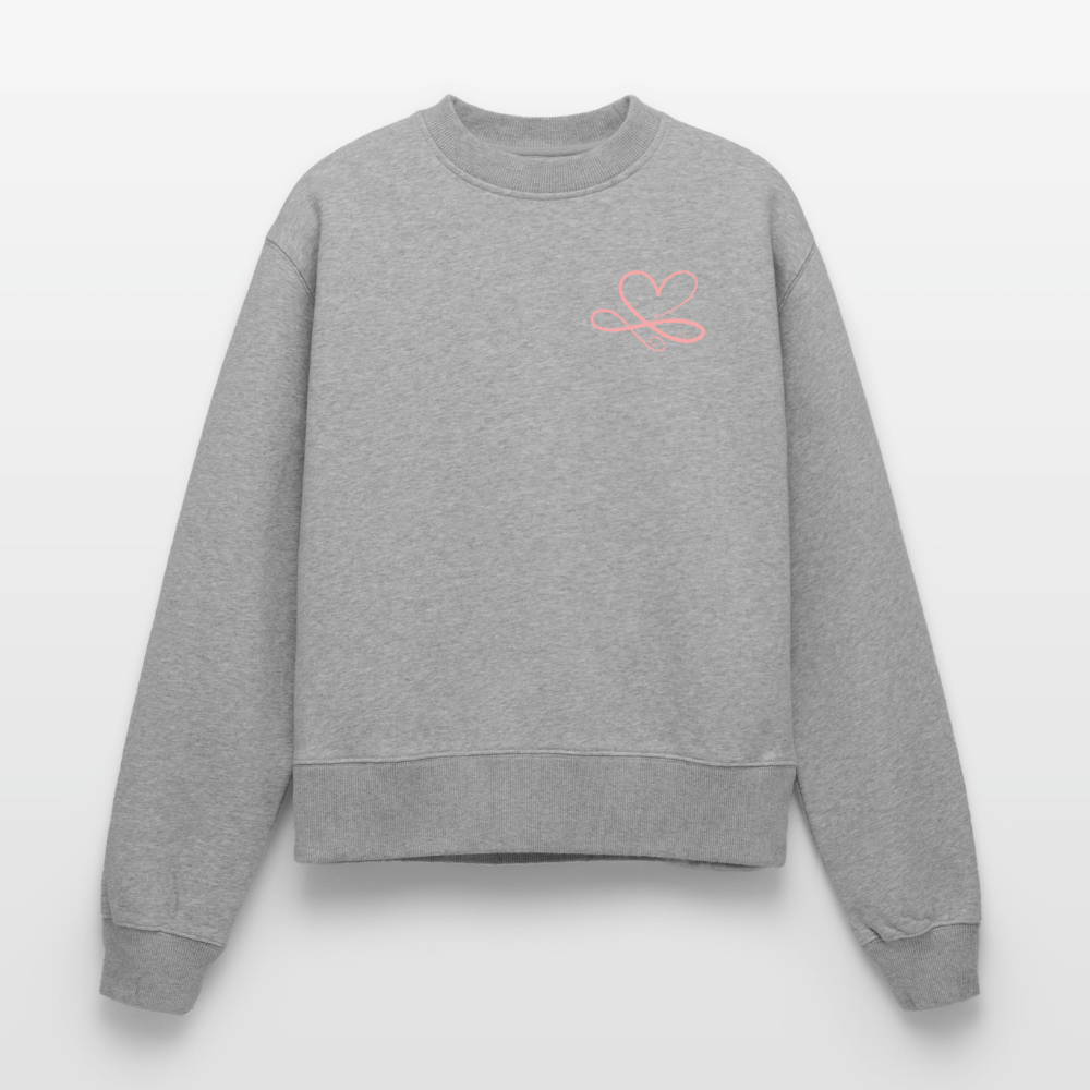 Relaxed Frauen Organic Sweatshirt - Grau meliert