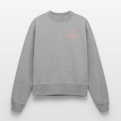 Relaxed Frauen Organic Sweatshirt - Grau meliert