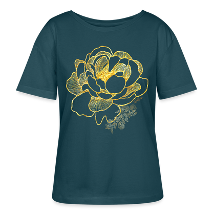 Stanley/Stella Relaxed Rundhals Frauen Bio-T-Shirt SERENA - Dunkles Petrol