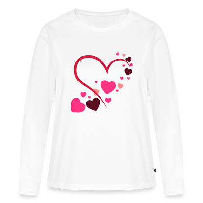 Frauen Premium Langarmshirt - Weiß