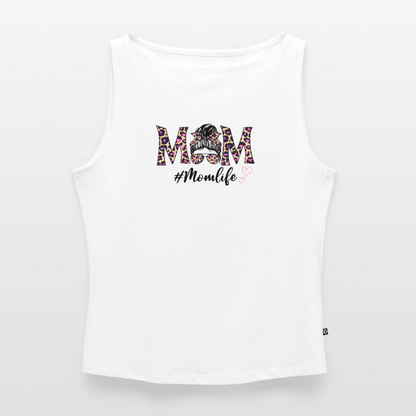 Frauen Tank Top mit U-Boot-Ausschnitt - Weiß