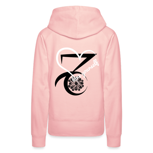 Frauen Premium Hoodie - Kristallrosa