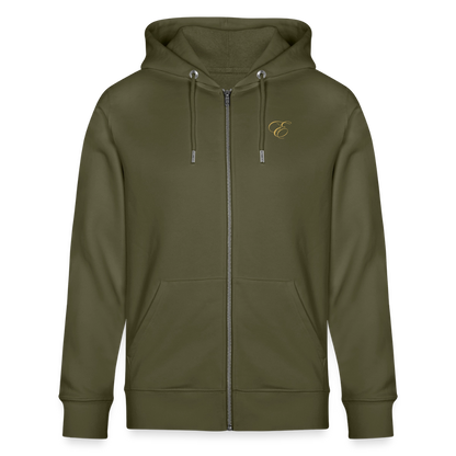 Unisex Bio-Kapuzenjacke CULTIVATOR - Khaki