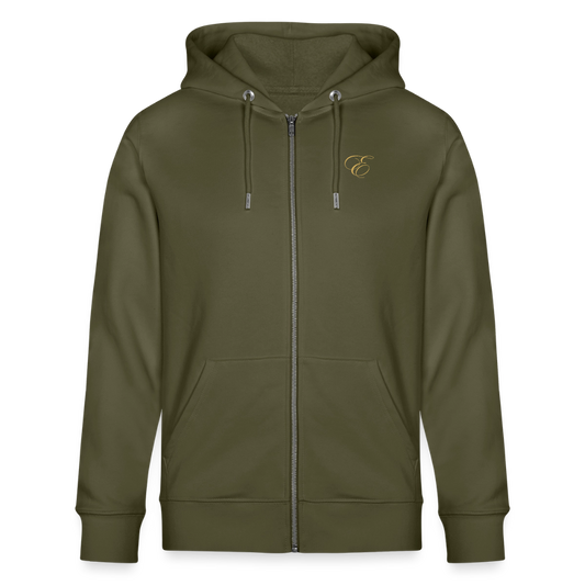 Unisex Bio-Kapuzenjacke CULTIVATOR - Khaki