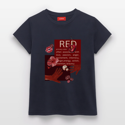 Frauen Supima Cotton T-Shirt - Navy