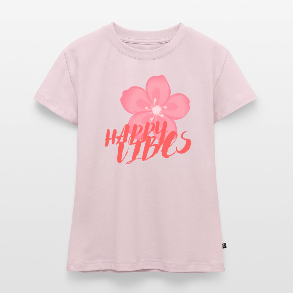 SLIM FIT Frauen Organic T-Shirt - Puderrosa