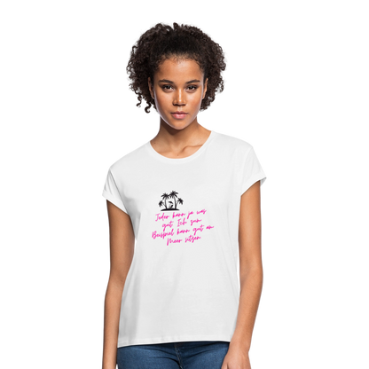 Frauen Oversize T-Shirt - Weiß