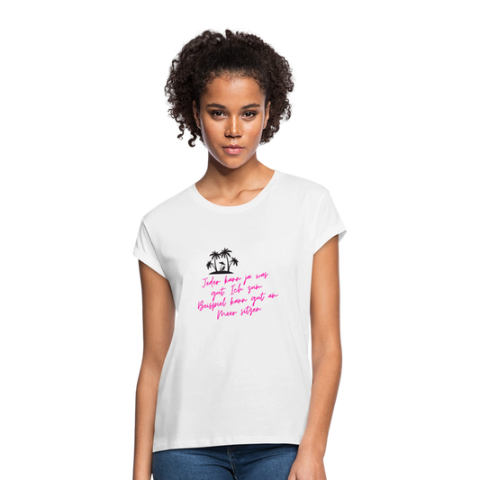 Frauen Oversize T-Shirt - Weiß