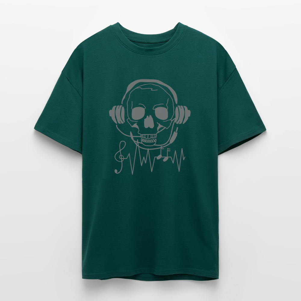 Oversized Heavyweight Unisex T-Shirt - hunter Green