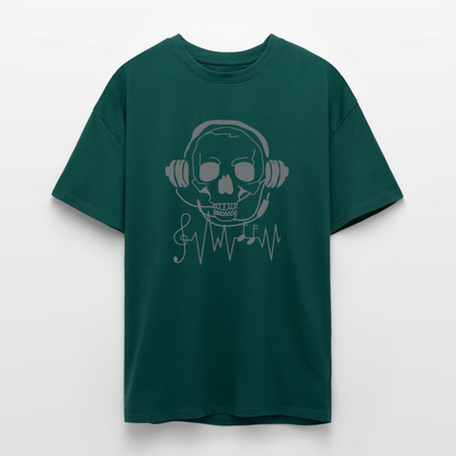 Oversized Heavyweight Unisex T-Shirt - hunter Green