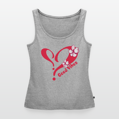 Frauen Premium Tank Top - Grau meliert