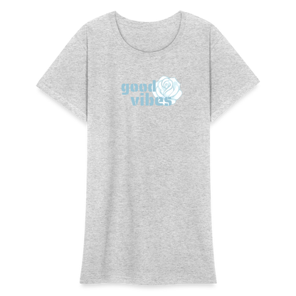 Frauen Heavy T-Shirt - Grau meliert