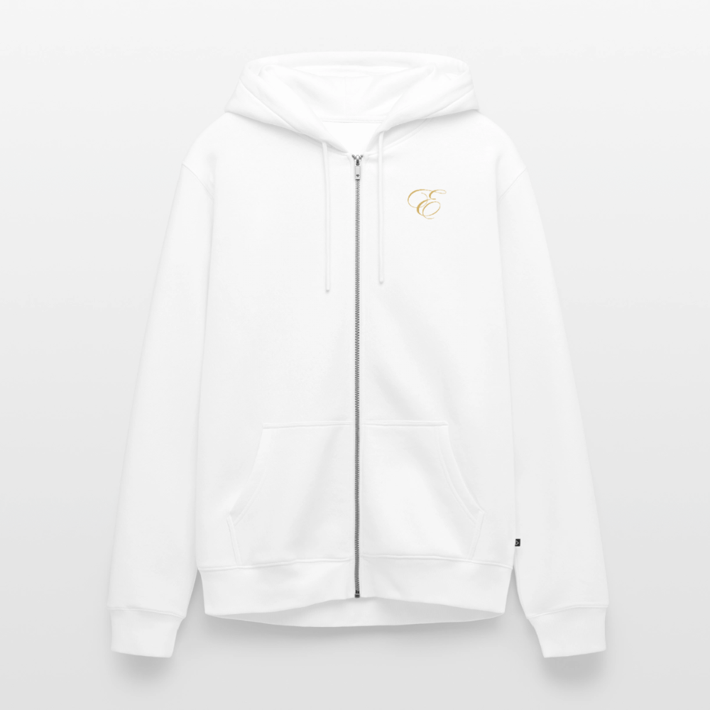 Männer Premium Kapuzenjacke - Weiß