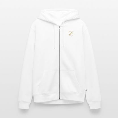 Männer Premium Kapuzenjacke - Weiß