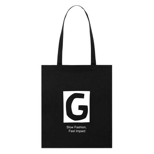 Stanley/Stella Bio-Stoffbeutel - Schwarz