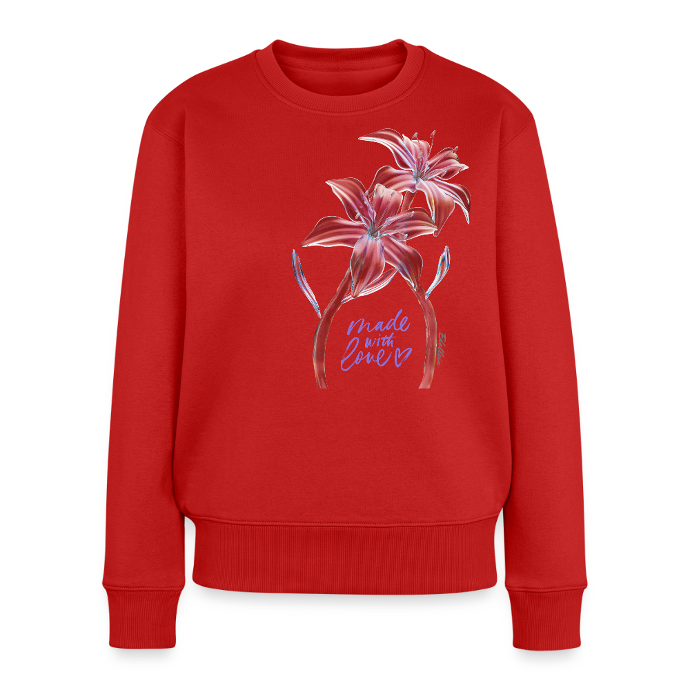 Frauen Premium Pullover - Rot