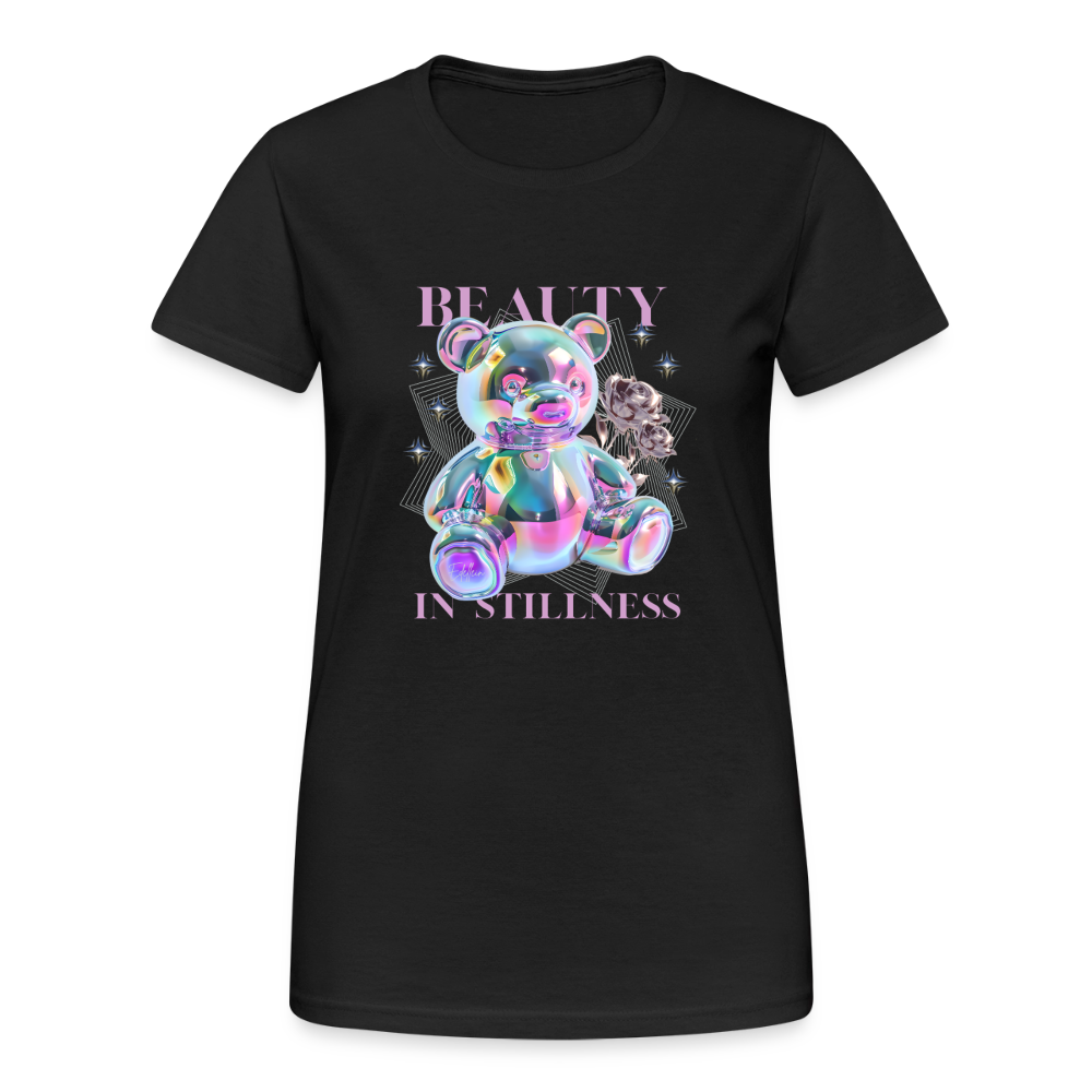 Frauen Heavy T-Shirt - Schwarz
