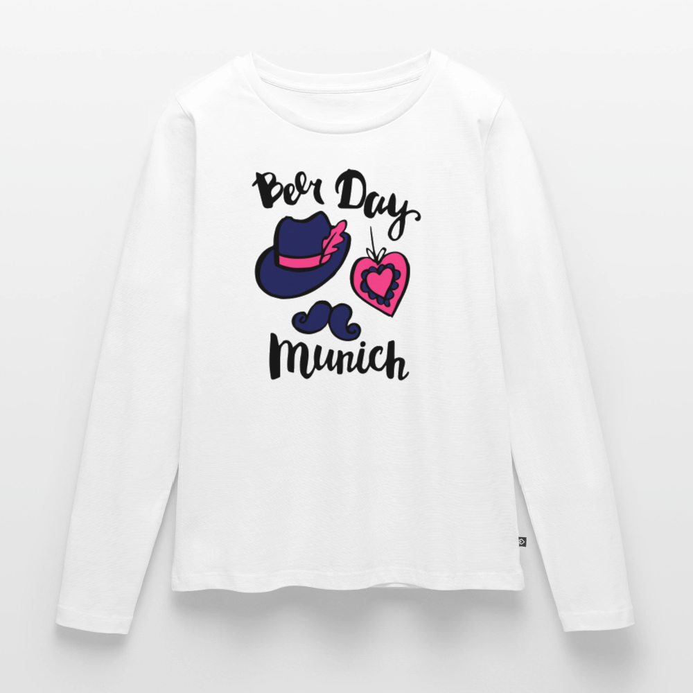 Frauen Premium Langarmshirt - Weiß