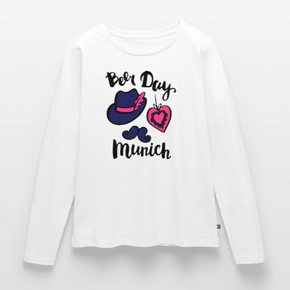 Frauen Premium Langarmshirt - Weiß