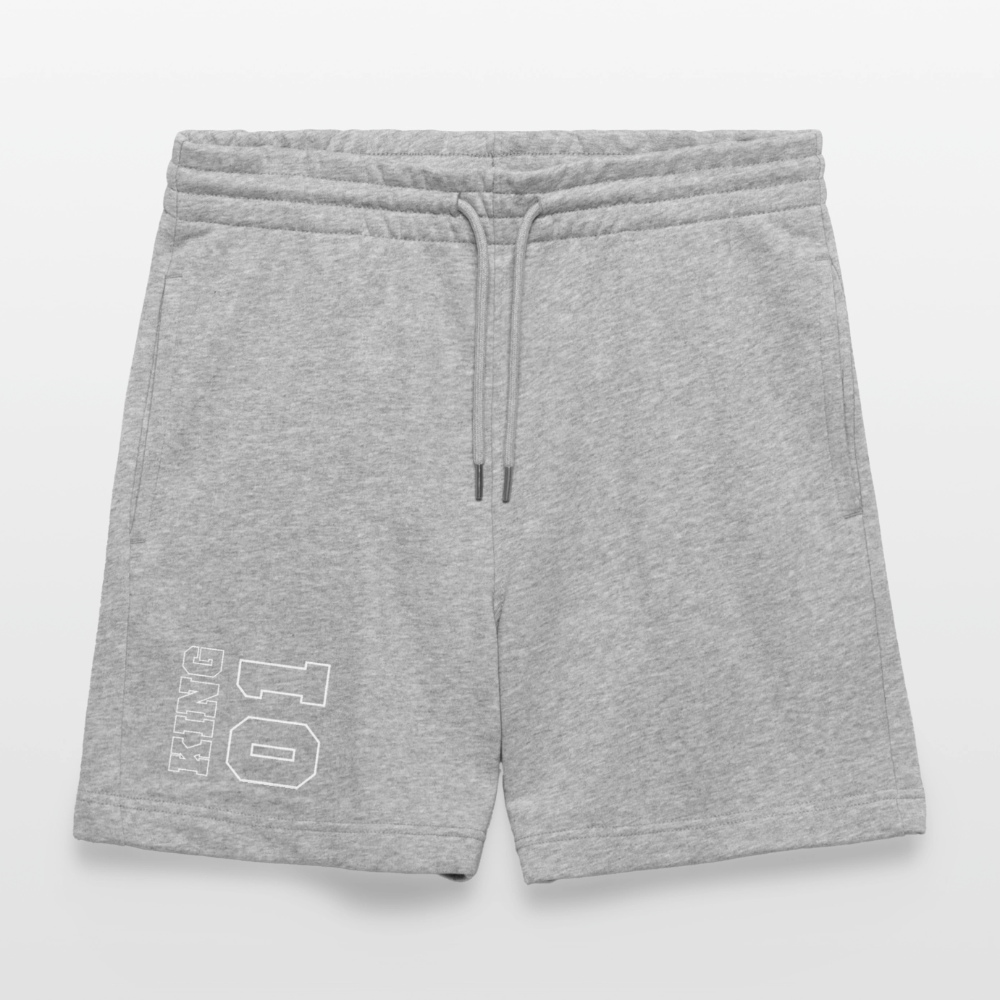 Unisex Bio Joggingshorts Trainer - Grau meliert