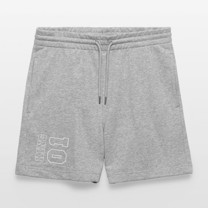 Unisex Bio Joggingshorts Trainer - Grau meliert