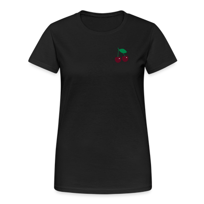 Frauen Gildan Heavy T-Shirt - Schwarz
