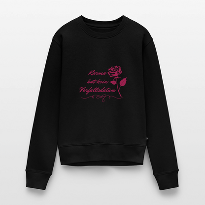 Frauen Premium Pullover - Schwarz