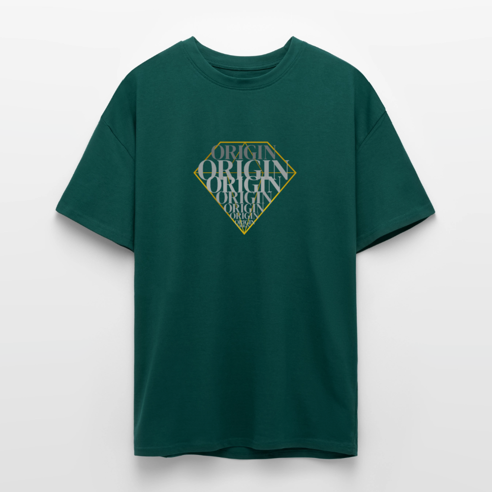 Oversized Heavyweight Unisex T-Shirt - hunter Green
