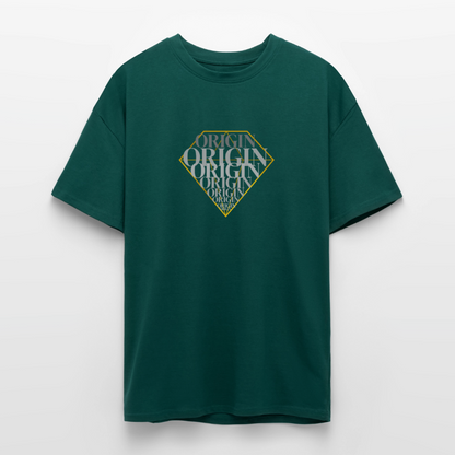 Oversized Heavyweight Unisex T-Shirt - hunter Green