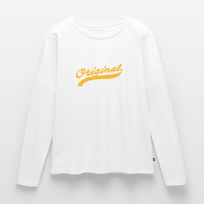 Frauen Premium Langarmshirt - Weiß