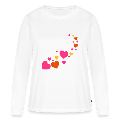 Frauen Premium Langarmshirt - Weiß