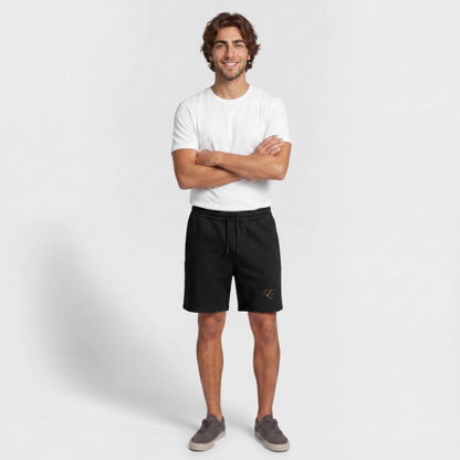 Männer Premium Organic Sweatshorts - Schwarz
