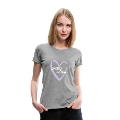 Frauen Premium T-Shirt - Grau meliert