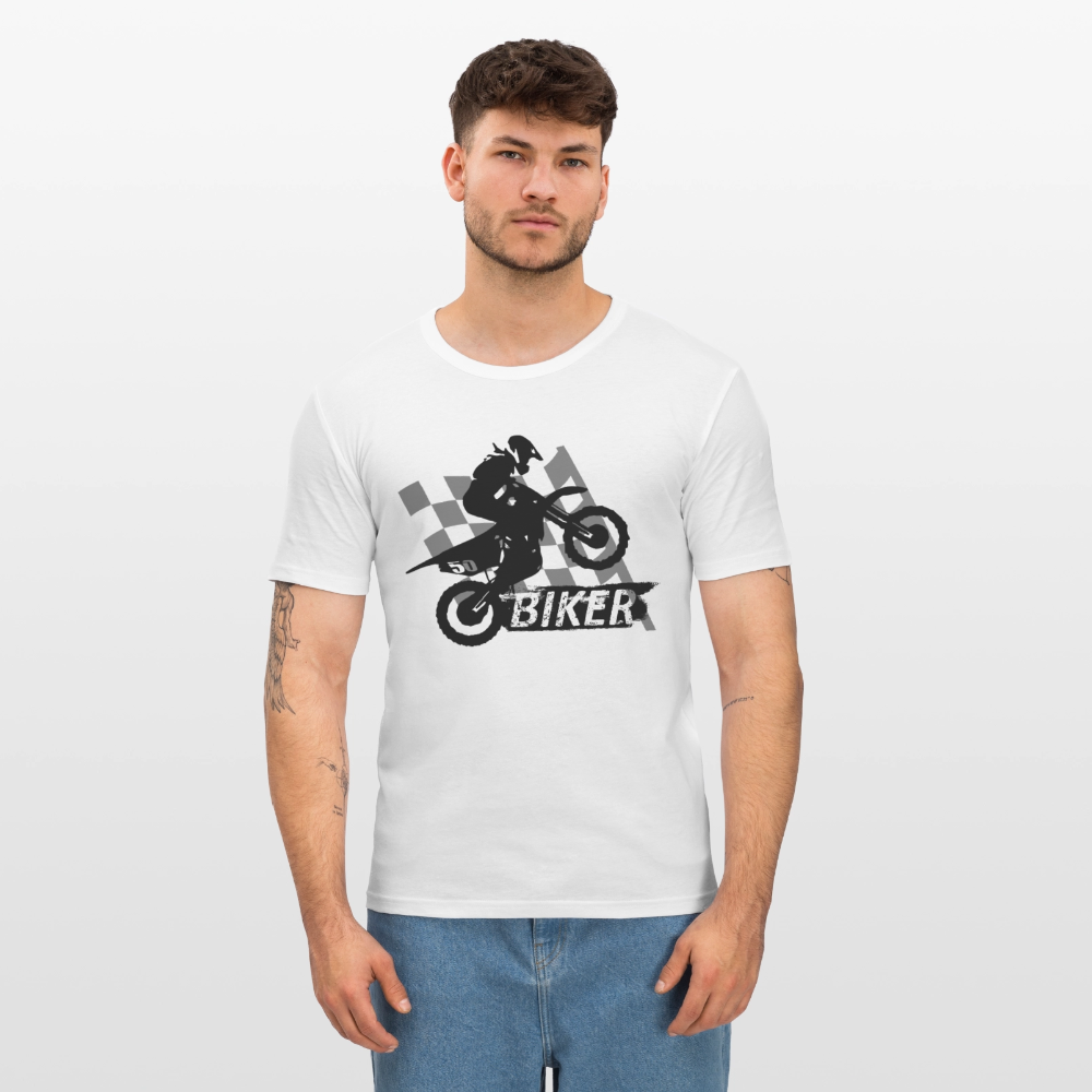 Männer Slim Fit T-Shirt - Weiß