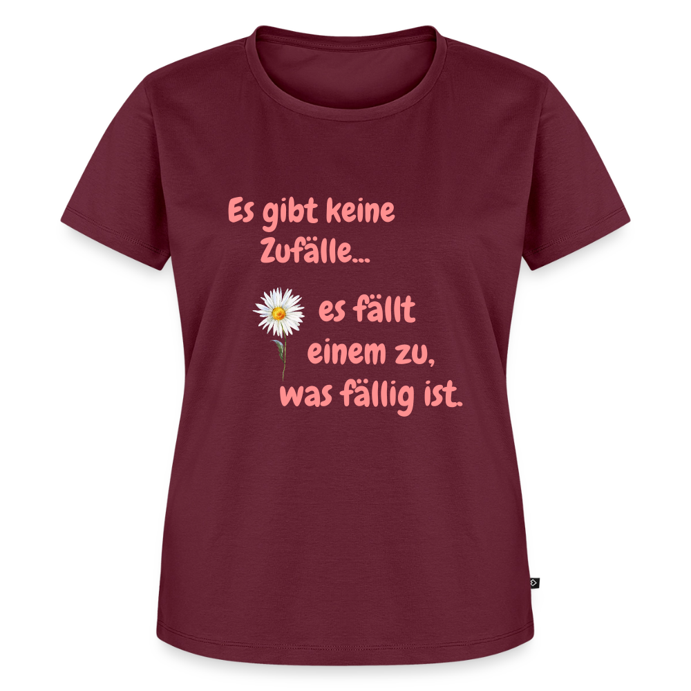 Frauen Premium T-Shirt - Burgunderrot